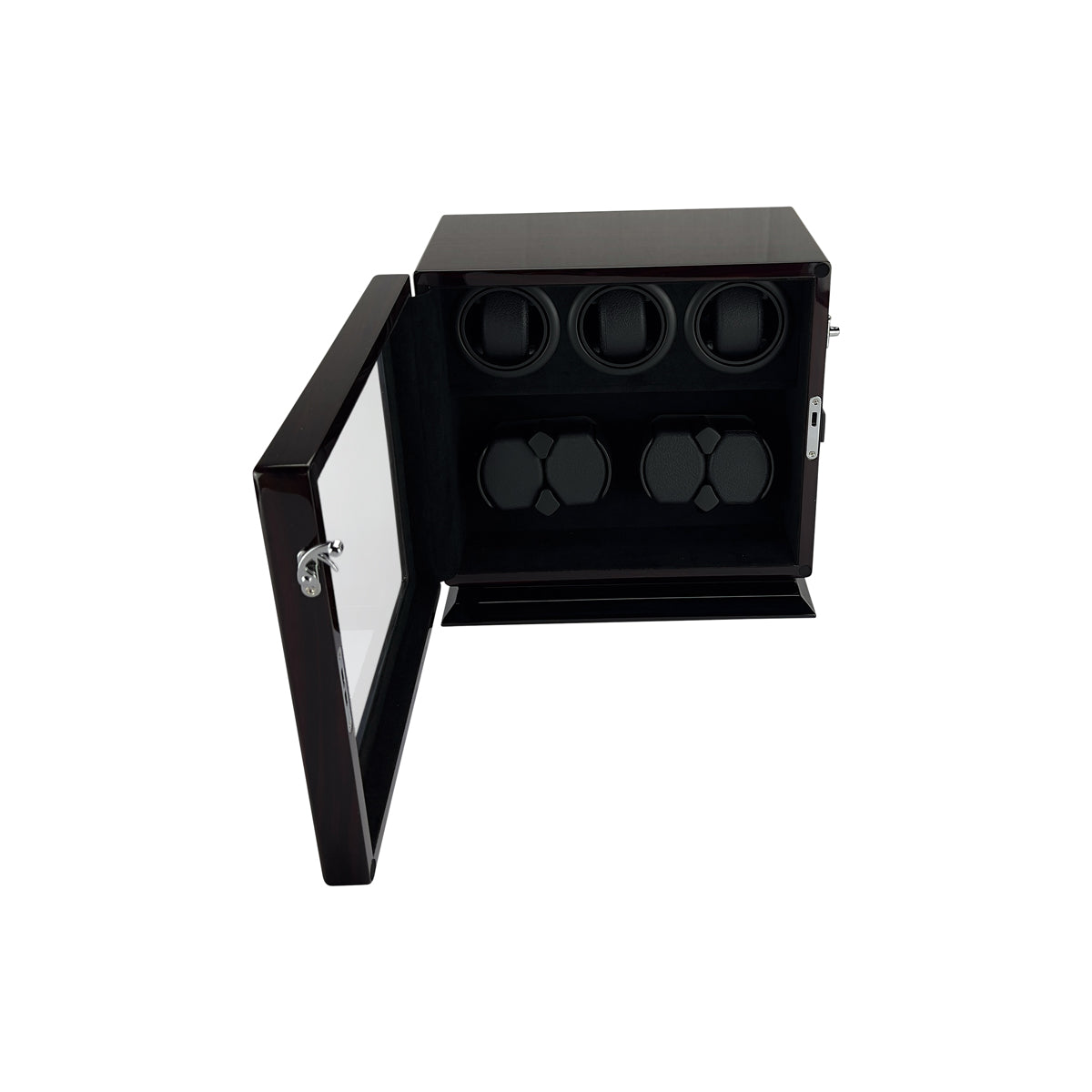LW147 Watch Winder 5 Watches – Ebony & Black - Leader
