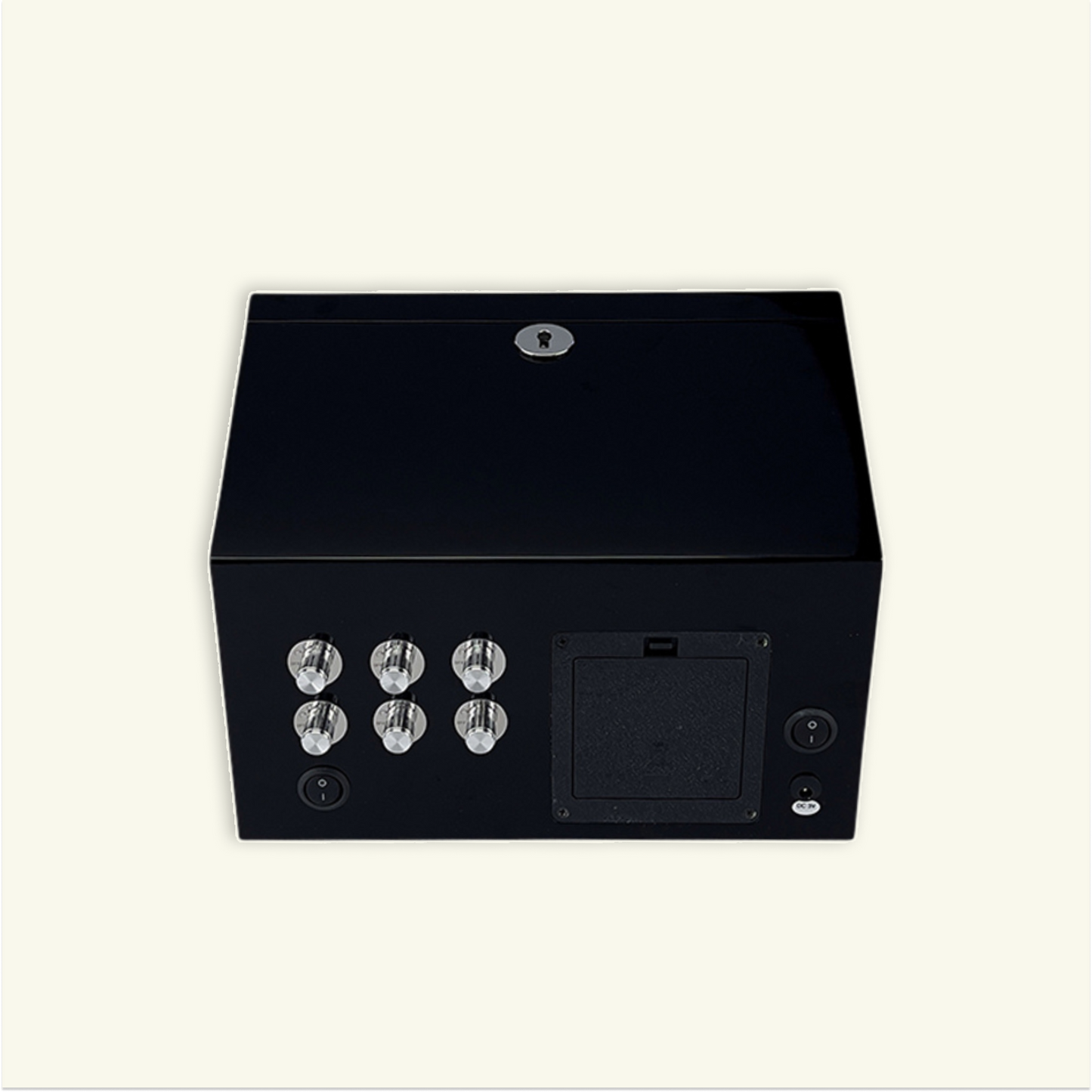 LW46 Watch Winder 6 Watches – Gloss Black - Leader