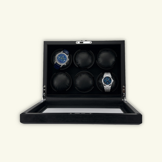 LW26 Watch Winder 6 Watches – Matte Grey - Leader