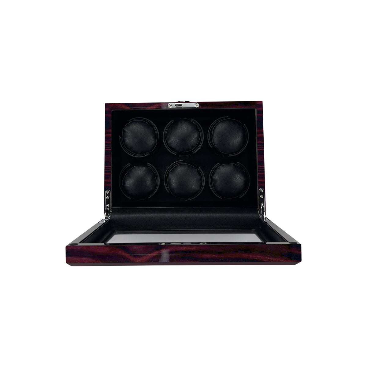 LW36 Watch Winder 6 Watches – Gloss Ebony - Leader