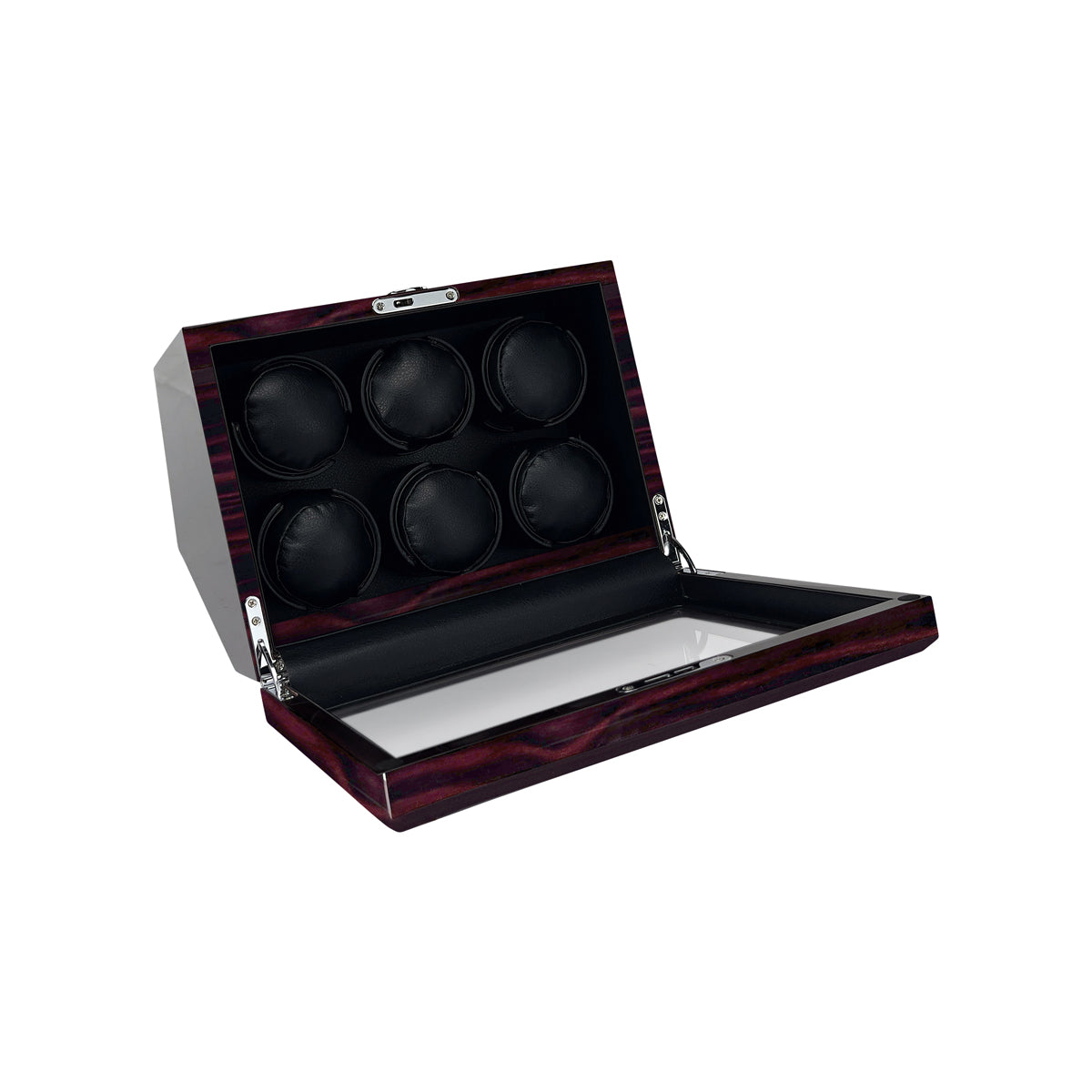 LW36 Watch Winder 6 Watches – Gloss Ebony - Leader