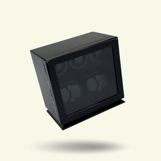 LW167 Watch Winder 7 Watches – Gloss Black - Leader