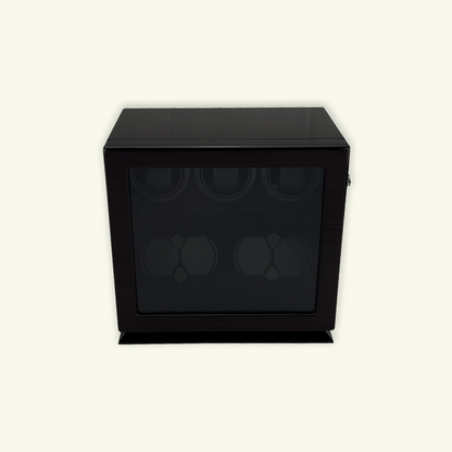 LW147 Watch Winder 7 Watches – Ebony & Black - Leader