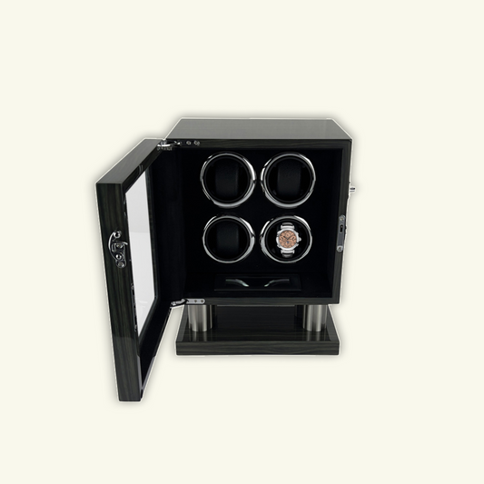 LW54 Watch Winder 4 Watches – Gray Wingceltis - Leader