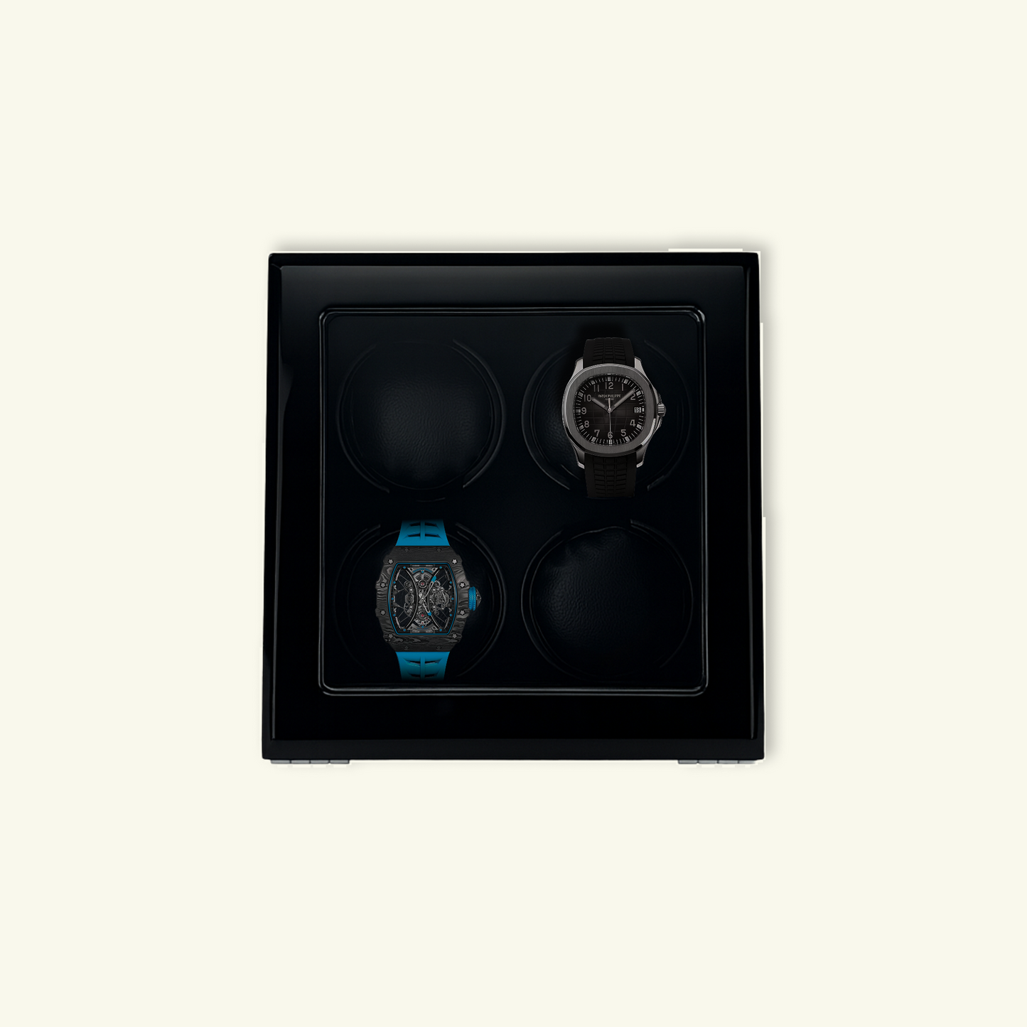 LW44 Watch Winder 4 Watches – Gloss Black - Leader