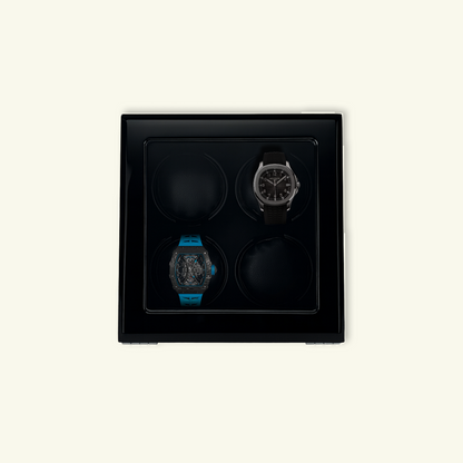 LW44 Watch Winder 4 Watches – Gloss Black - Leader