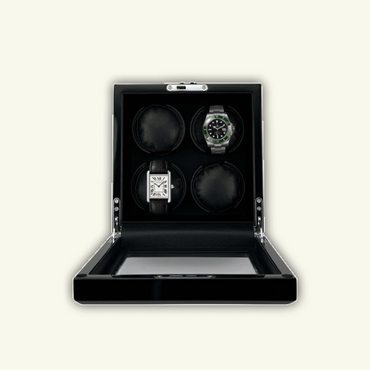 LW44 Watch Winder 4 Watches – Gloss Black - Leader