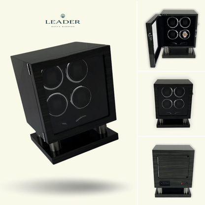 LW54 Watch Winder voor 4 horloges – Grijs - Leader