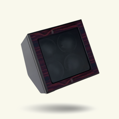 LW34 Watch Winder 4 Watches – Gloss Ebony - Leader