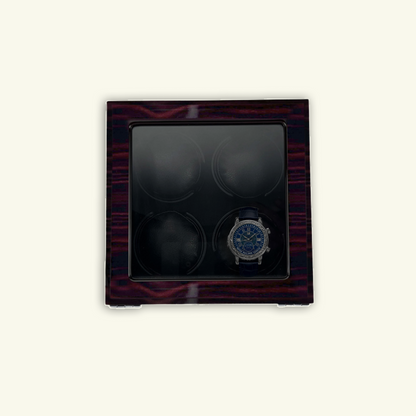 LW34 Watch Winder 4 Watches – Gloss Ebony - Leader