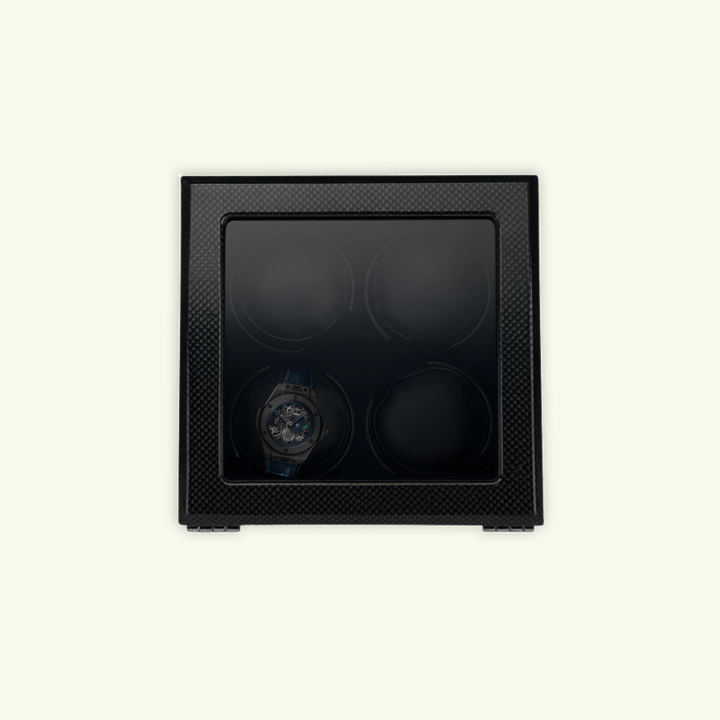 LW14 Watch Winder 4 Watches – Carbon Fiber - Leader