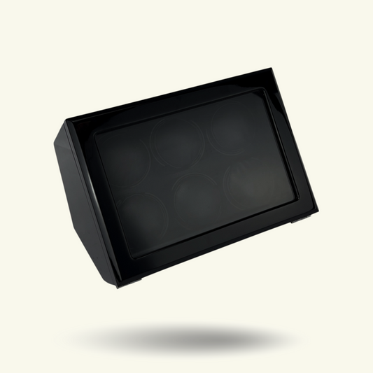 LW46 Watch Winder 6 Watches – Gloss Black - Leader