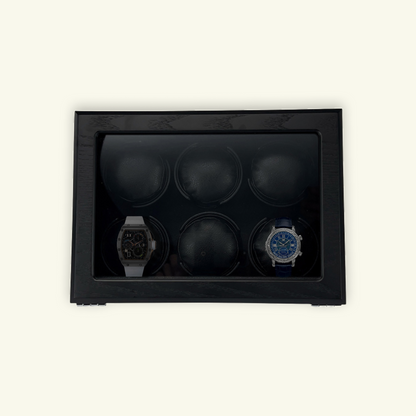 LW26 Watch Winder 6 Watches – Matte Grey - Leader