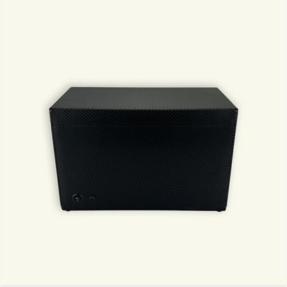 LW127 Watch Winder Box – Carbon Fiber & Camel Velvet - Leader