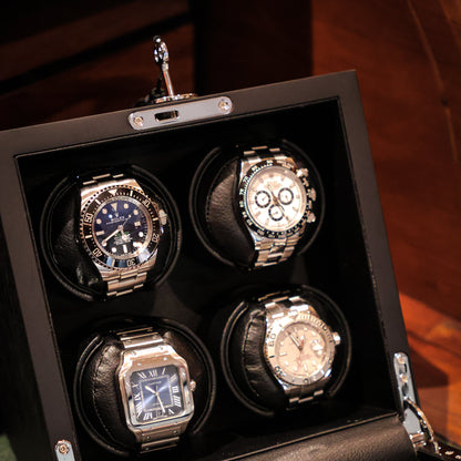 LW24 Watch Winder 4 Watches – Wood Grains - Leader
