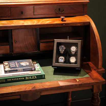 LW24 Watch Winder 4 Watches – Wood Grains - Leader