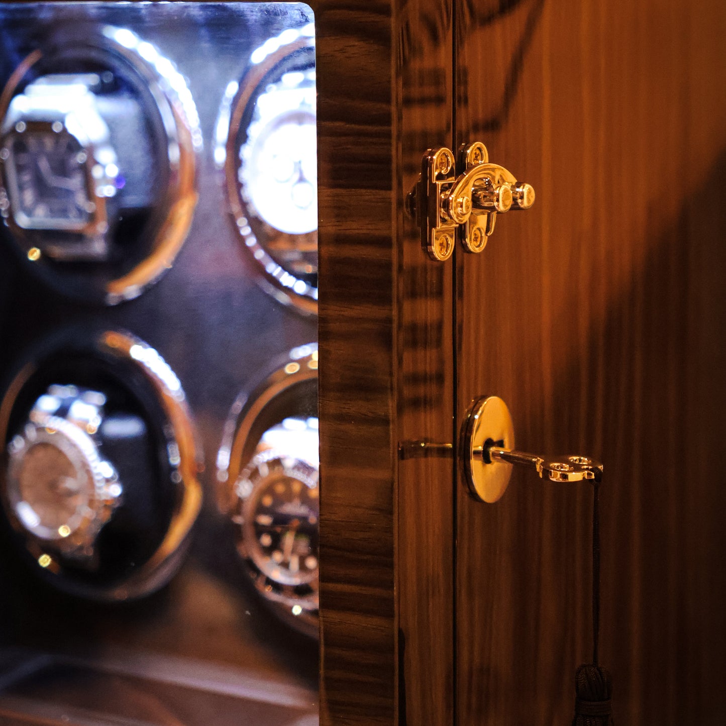 LW54 Watch Winder voor 4 horloges – Grijs - Leader