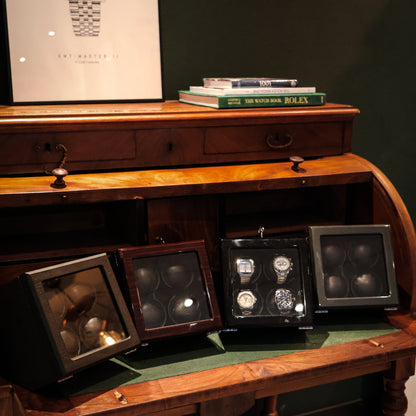 LW44 Watch Winder 4 Watches – Gloss Black - Leader