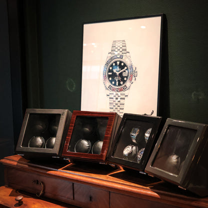 LW44 Watch Winder 4 Watches – Gloss Black - Leader