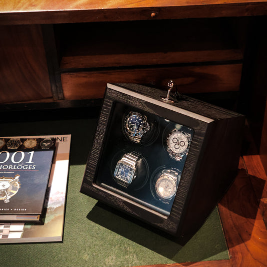 LW24 Watch Winder 4 Watches – Wood Grains - Leader