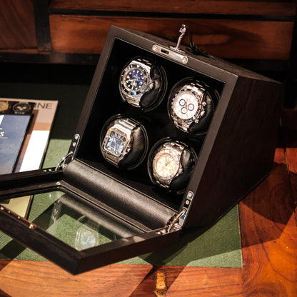 LW24 Watch Winder 4 Watches – Wood Grains - Leader