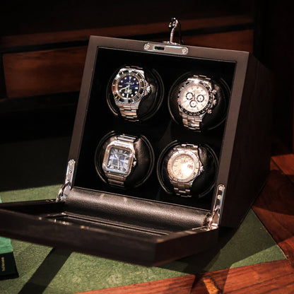 LW24 Watch Winder 4 Watches – Wood Grains - Leader