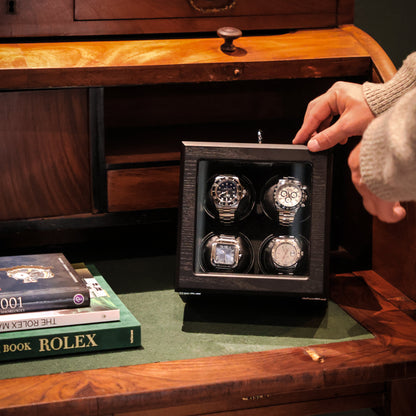 LW24 Watch Winder 4 Watches – Wood Grains - Leader